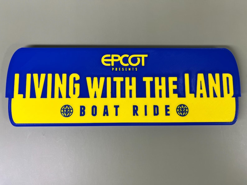 Epcot Living With the Land Sign - Perfect Disney Decor for Fans - Etsy