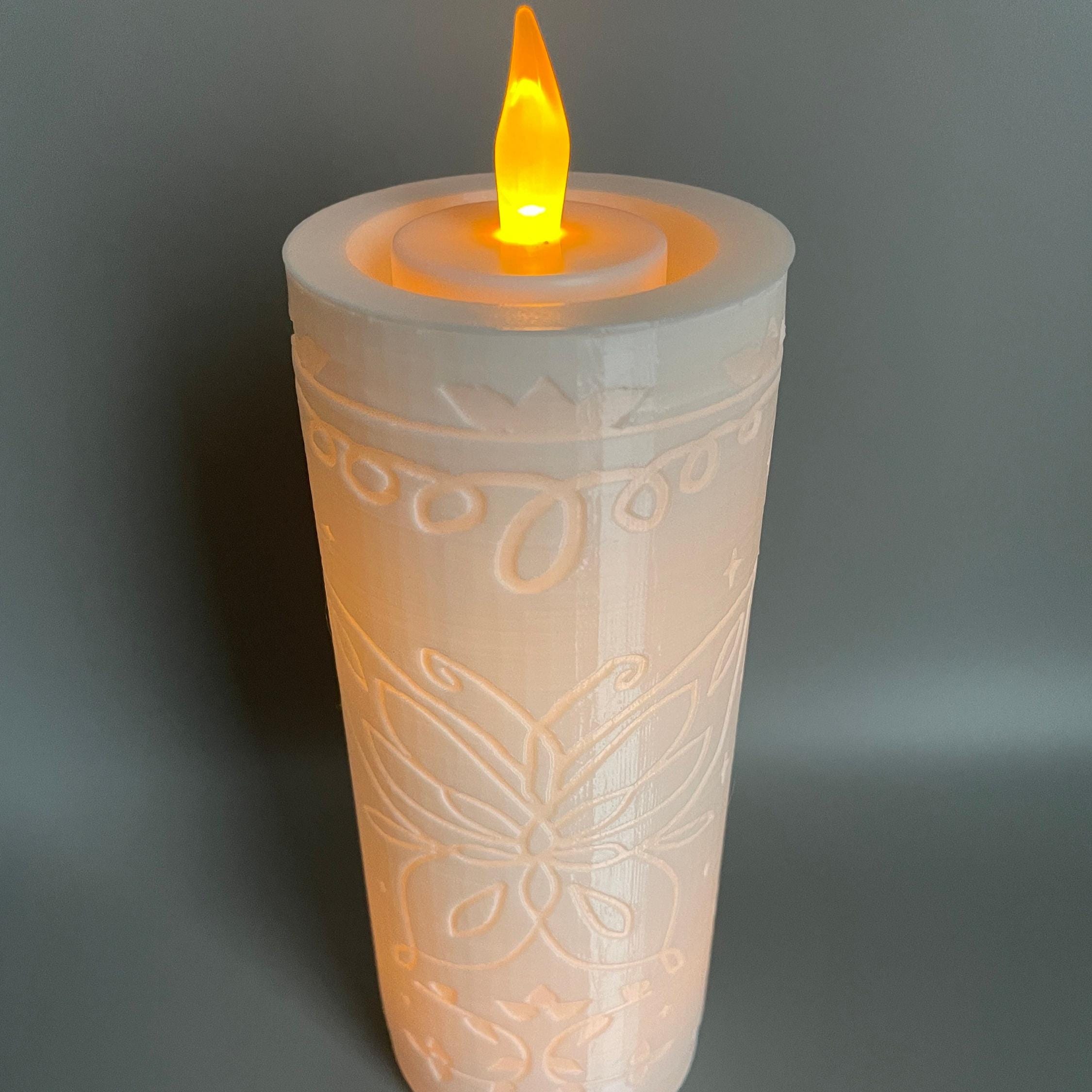 kakoya Candele LED senza fiamma con timer, 9 candele tremolanti senza fiamma per un'atmosfera romantica e decorazione della casa, guscio in acrilico