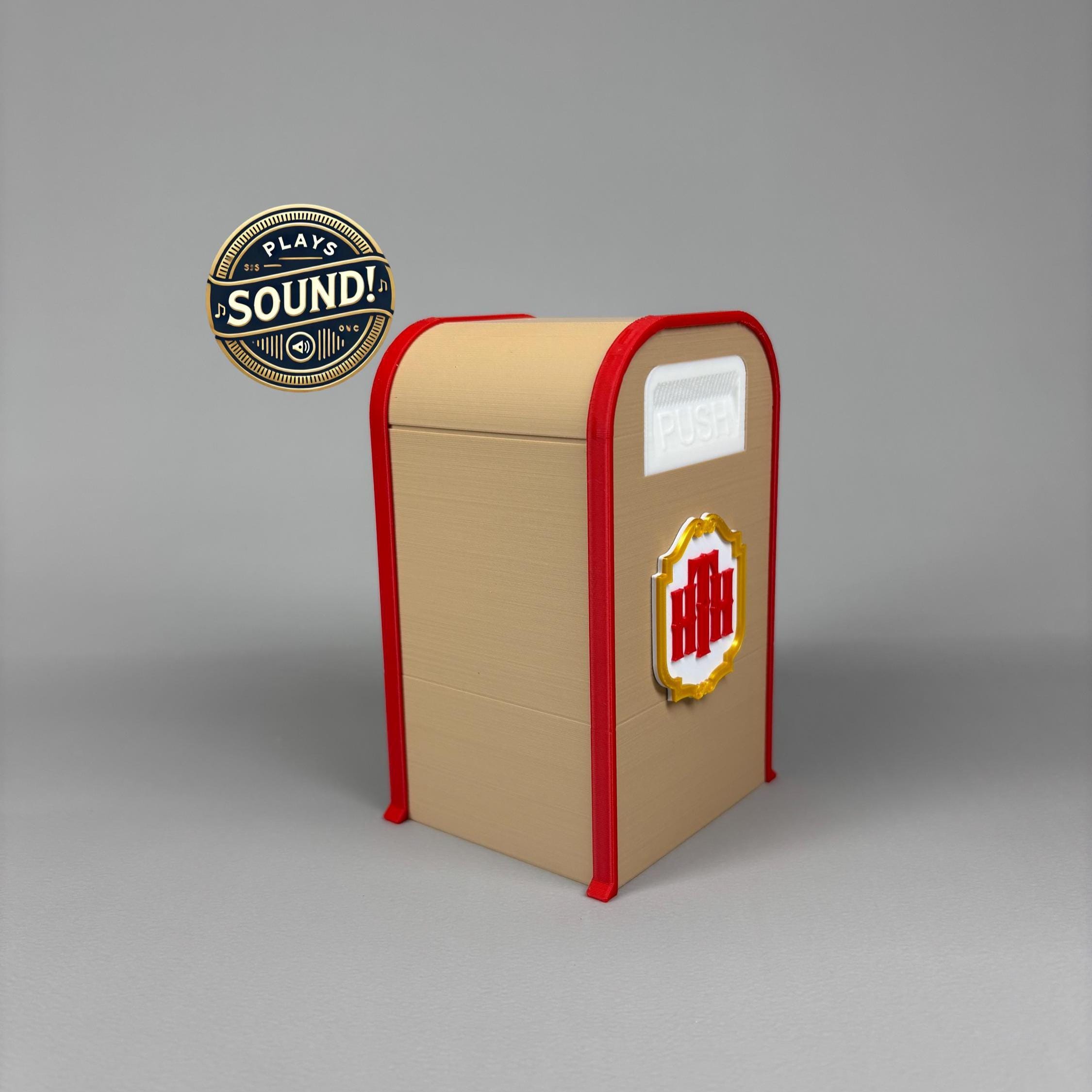 Tower of Terror Trash Can With Onboard Audio and Rechargeable Battery! Your Choice Of Audio!