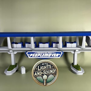 Peoplemover (Tomorrowland Transit Authority) Scale Model With Working LED Lights and Full Soundtrack! Orlando delivery only! No shipping!