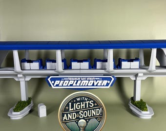 Peoplemover (Tomorrowland Transit Authority) Scale Model With Working LED Lights and Full Soundtrack!