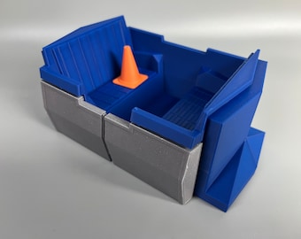 Peoplemover (TTA) Car With Sliding Doors - Fits nuiMOs, Funko Pops, and Doorables and now comes with the famous orange cone!