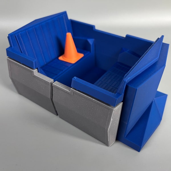 Peoplemover (TTA) Car With Sliding Doors - Fits nuiMOs, Funko Pops, and Doorables and now comes with the famous orange cone!