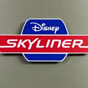 Disney Skyliner 3D Printed Fridge Magnet - Disney Inspired Decor - Fun Kitchen Accessory