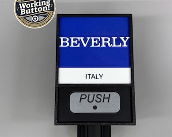 EPCOT Beverly Soda Dispenser Fridge Magnet - Working Push Button!