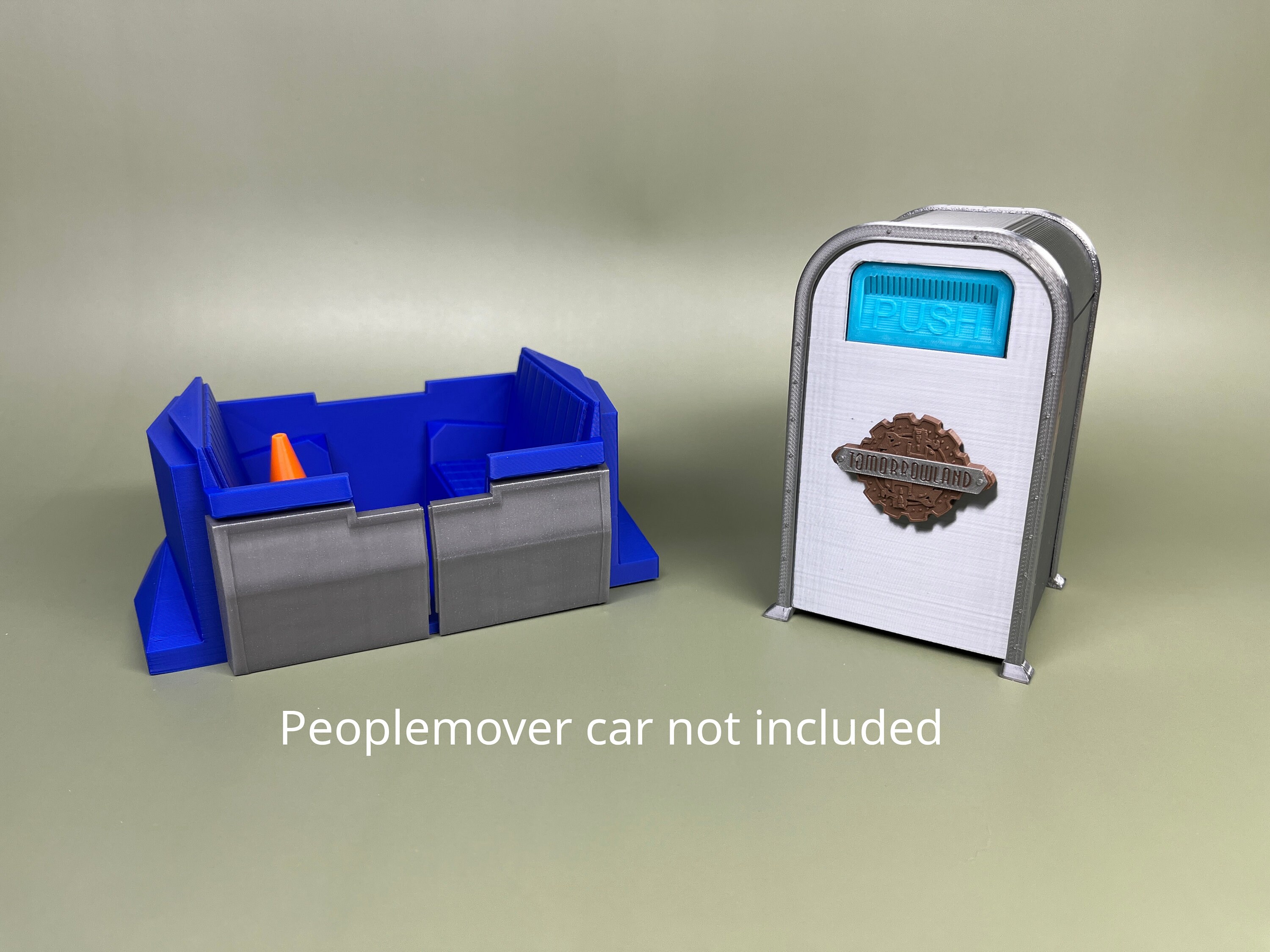 Tomorrowland Trash Can With Onboard Audio and Rechargeable Battery