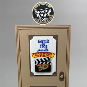 Muppet Vision 3D Door With Moveable 3D Wand and Stand!