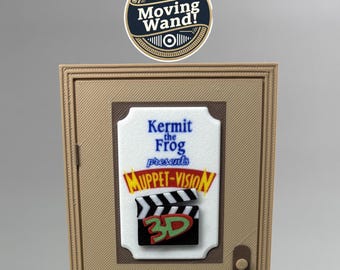Muppet Vision 3D Door With Moveable 3D Wand and Stand!