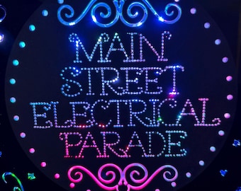 Main Street Electrical Parade Float With 120 LED Twinkling Lights and Full Custom Soundtrack! Watch the Video! Disney World or Disneyland!