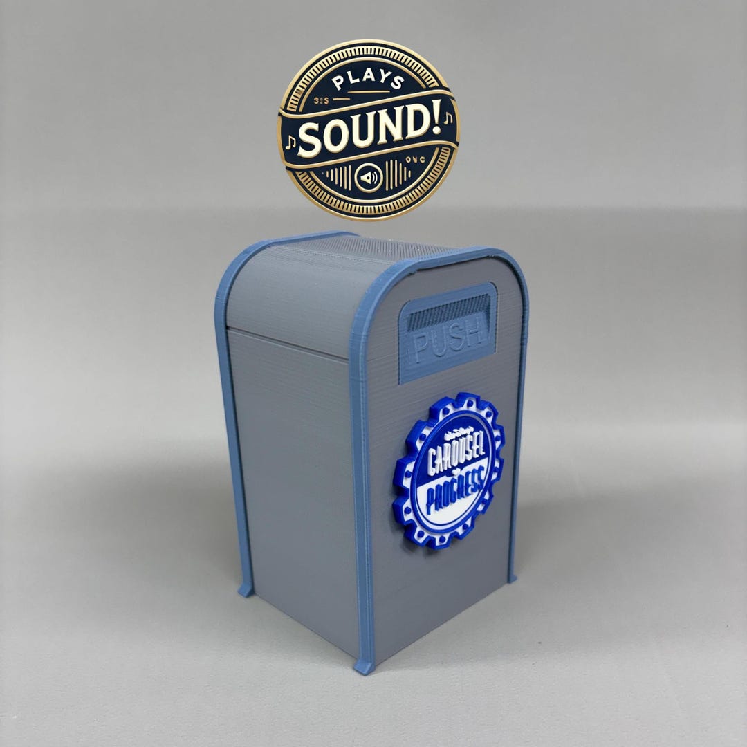 Carousel of Progress Trash Can Replica: Onboard Audio, Rechargeable ...