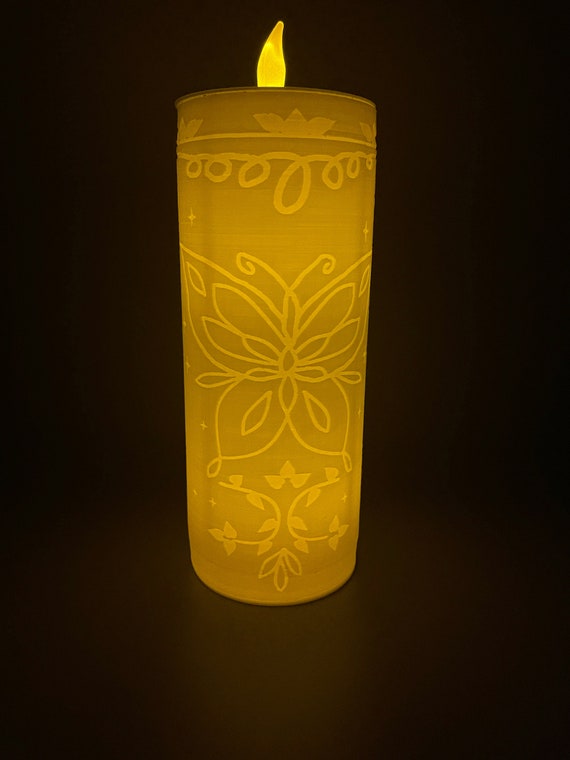 Encanto Miracle Candle With 3 LED Flickering Flames Included Etsy
