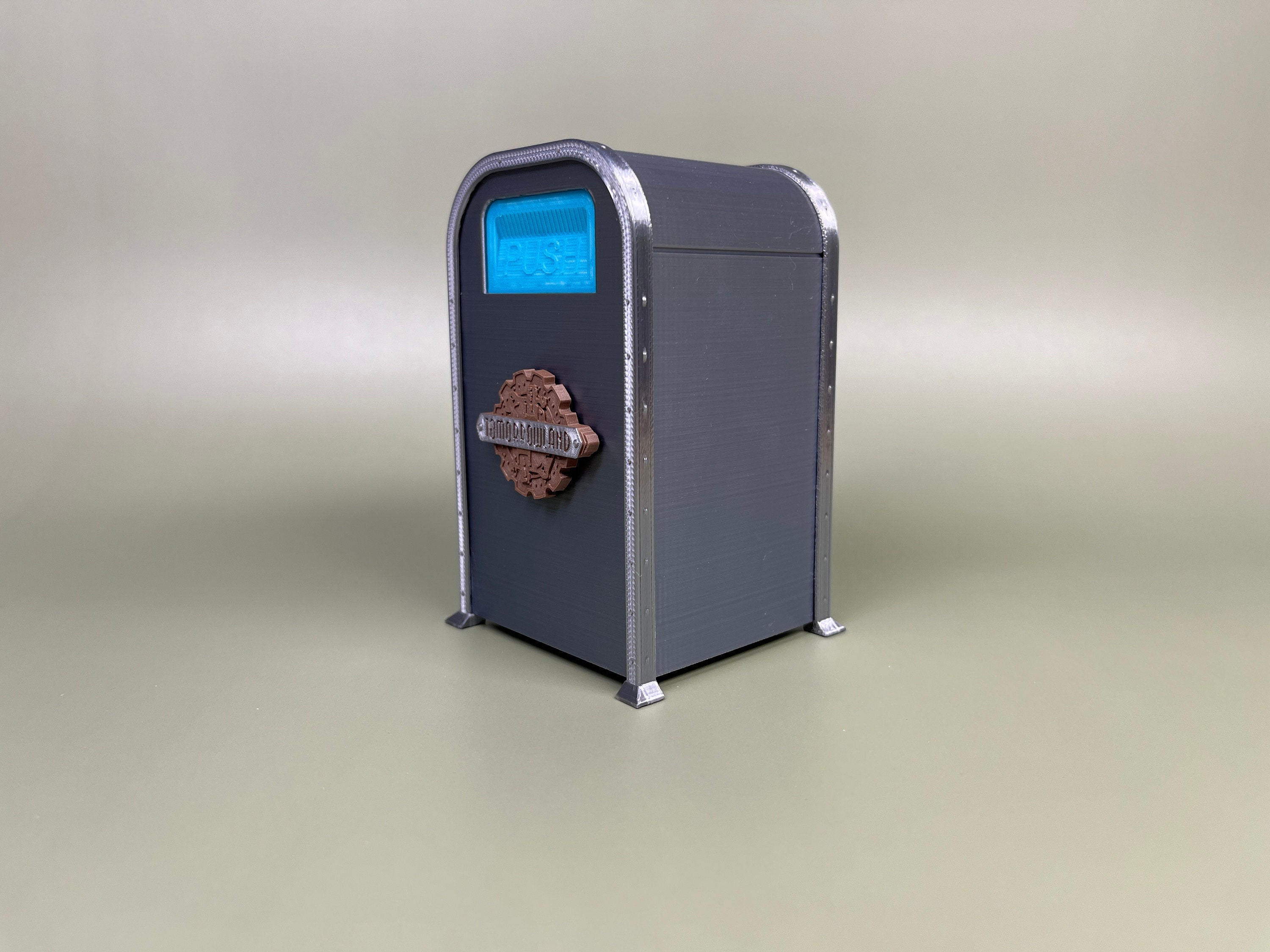 Tomorrowland Trash Can With Onboard Audio and Rechargeable Battery