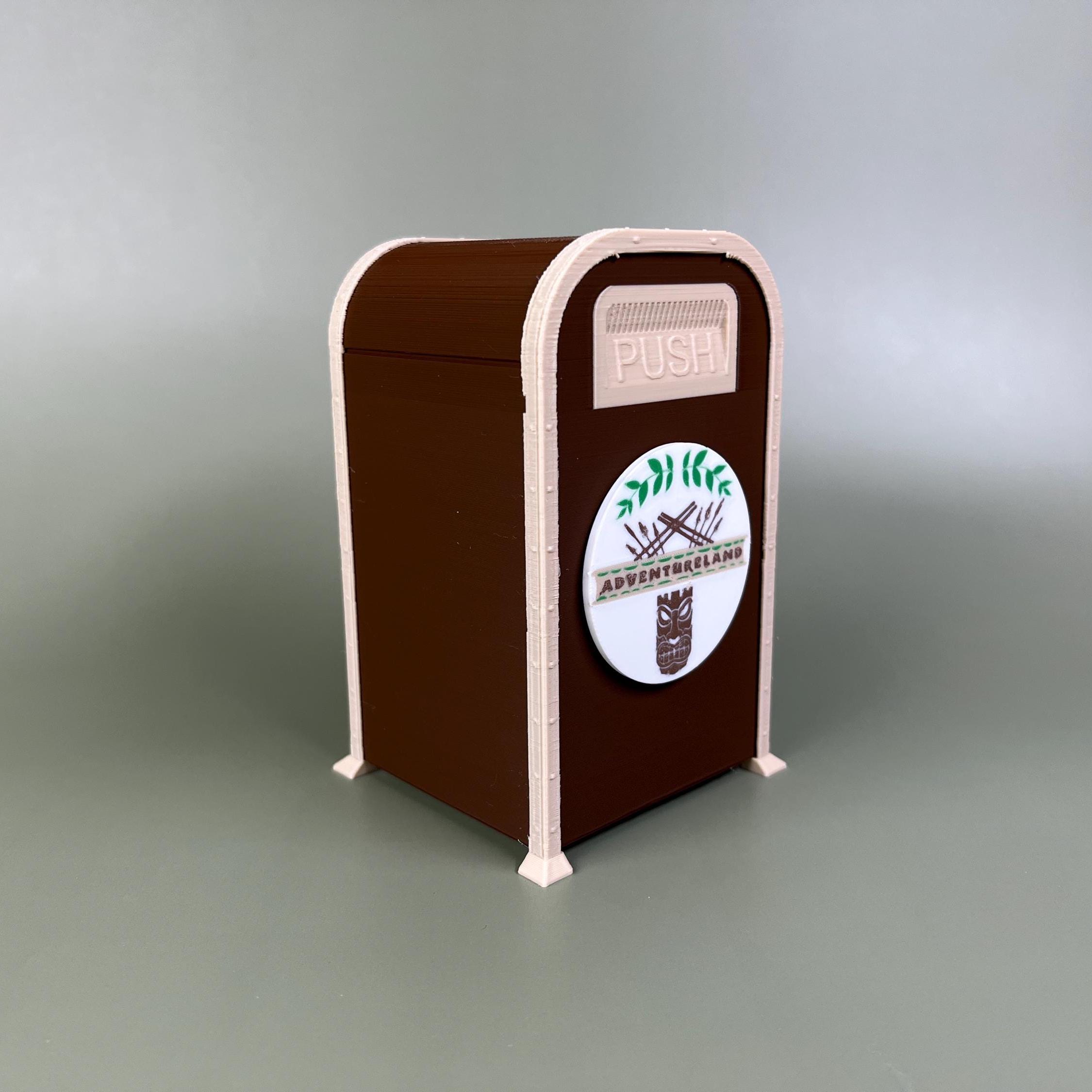 Adventureland Trash Can With Onboard Audio and Rechargeable
