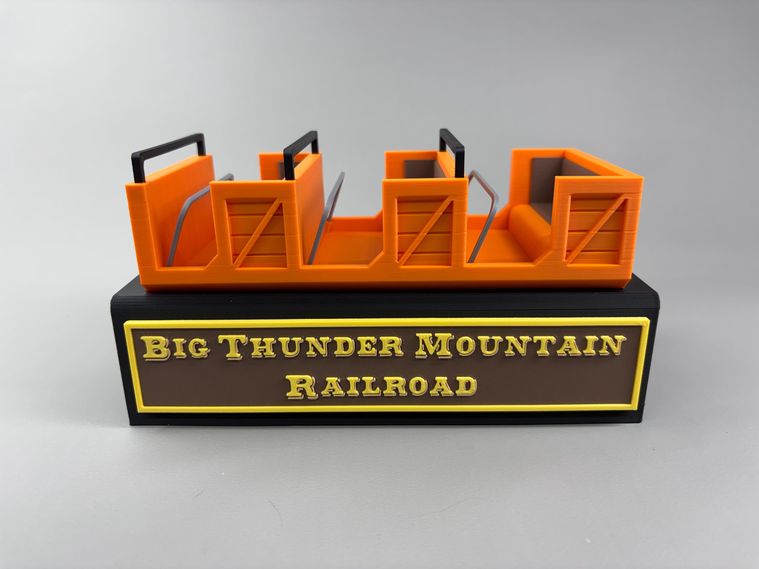 Big Thunder Mountain Railroad Ride Vehicle With Full Onboard