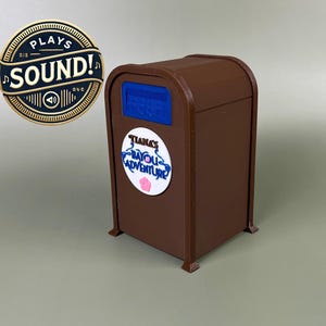 Tiana's Bayou Adventure Trash Can With Onboard Audio and Rechargeable Battery! Your Choice Of Audio!