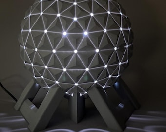 Spaceship Earth: Beacons of Magic Light Up Model! Bluetooth Controlled!