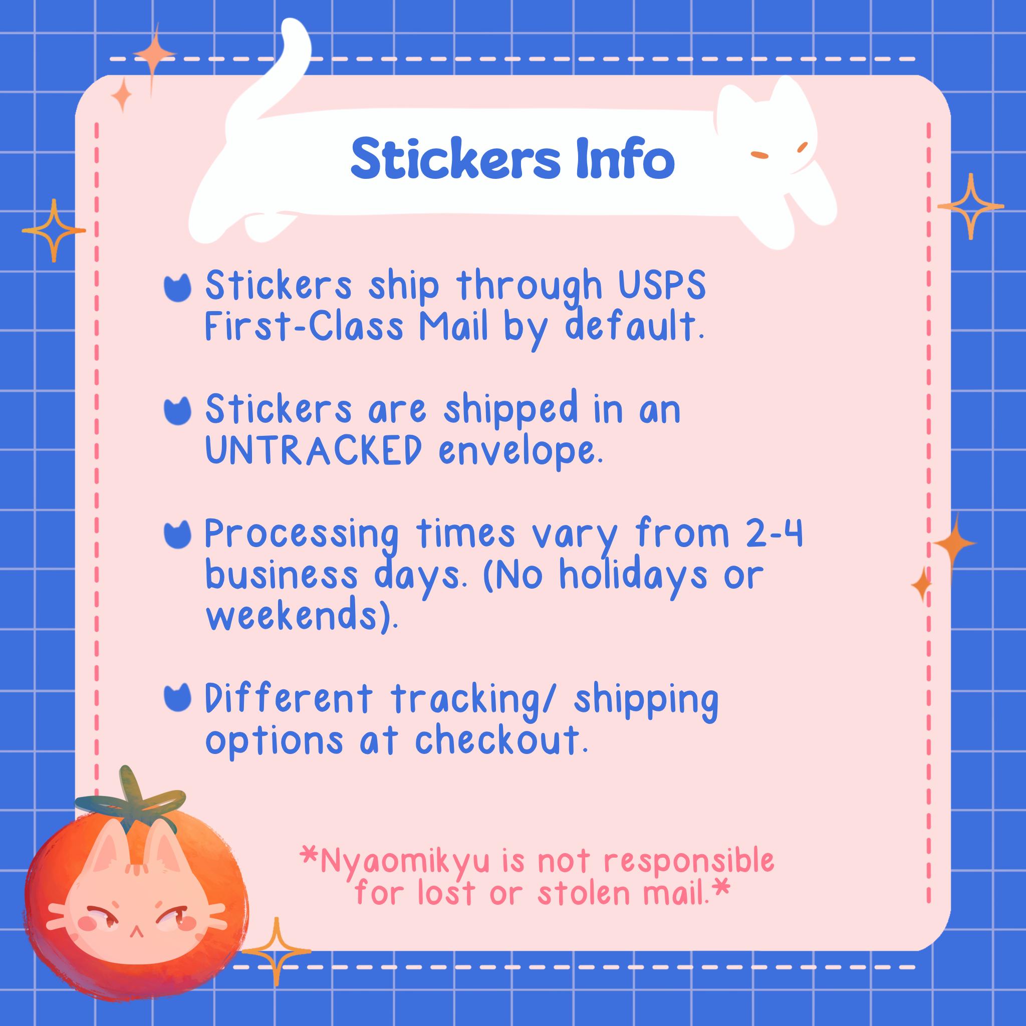 Strawberry Hat Cat Sticker - Kawaii Pastel Laptop Decal - Etsy