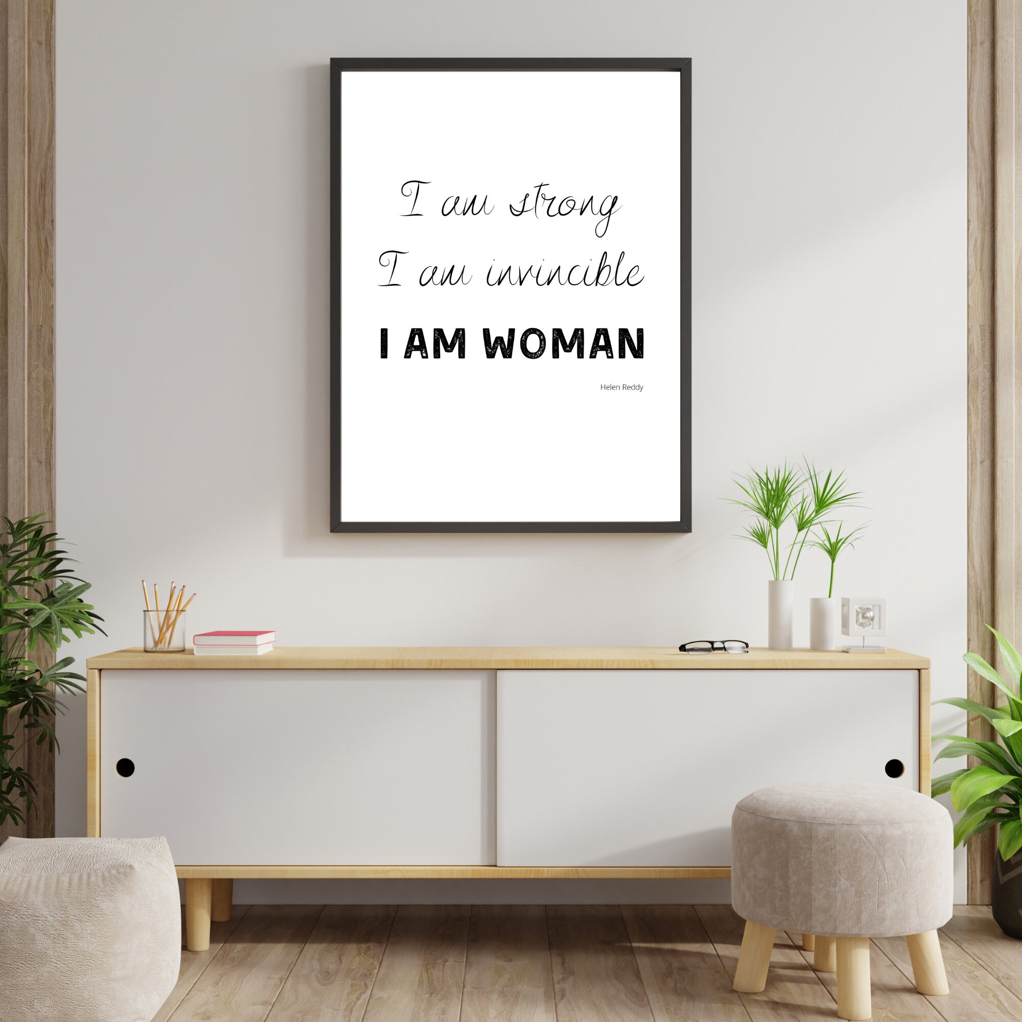 I am Woman lyrics Sticker for Sale by ashlenamusic