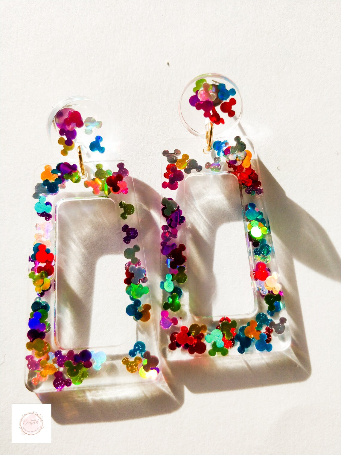 Disney Earrings Resin Disney Lover Disney Jewellery Disney Etsy UK