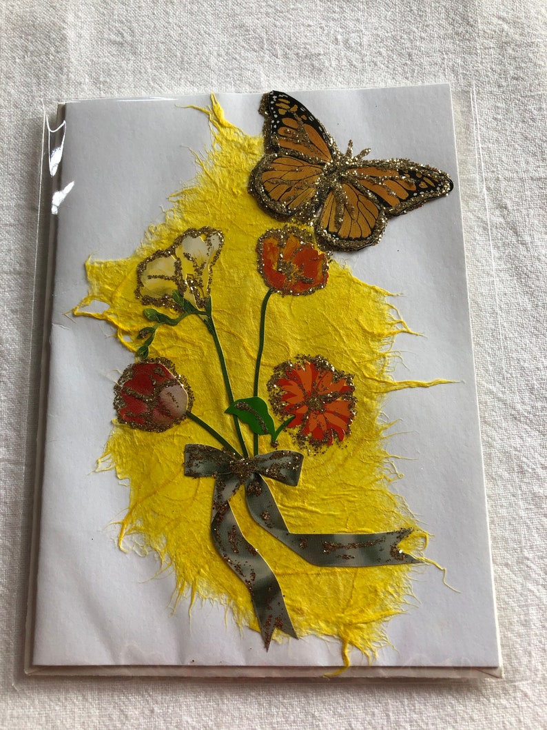 Handmade 3 Dimensional Note Card | Etsy