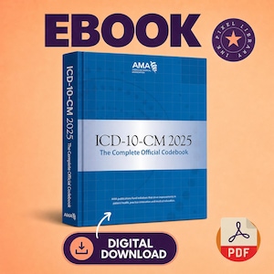 ICD-10-CM 2025 Coding Guidebook, Medical Reference, CPC Exam Prep (Digital Download)
