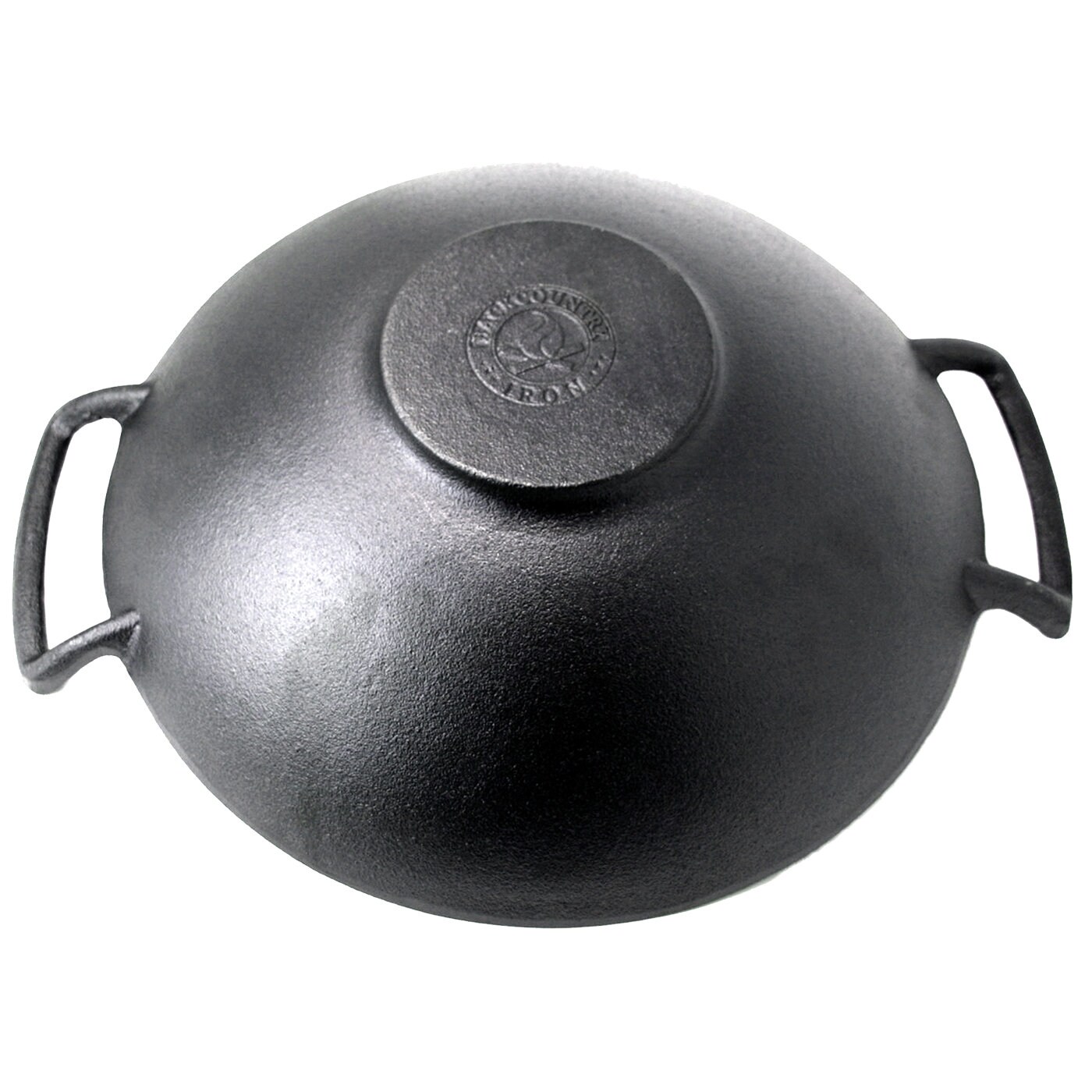 Backcountry Iron 14 Inch Cast Iron Wok With Flat Base and - Etsy