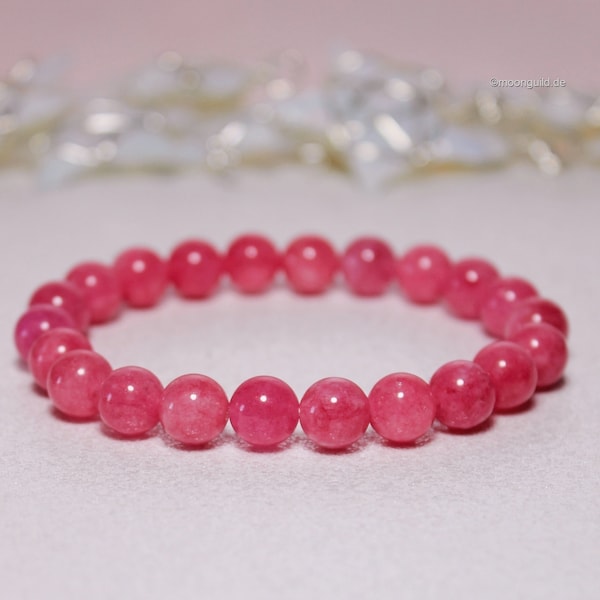 Rhodochrosit Armband, Liebes Heilstein Premium Armband