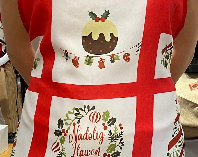 Ffedog Nadolig Llawen Apron