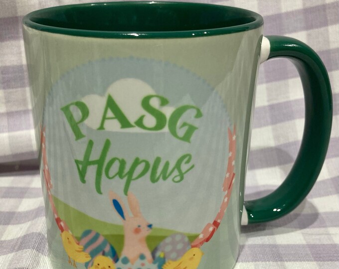 Mwg Pasg Hapus (Welsh 'Happy Easter') mug