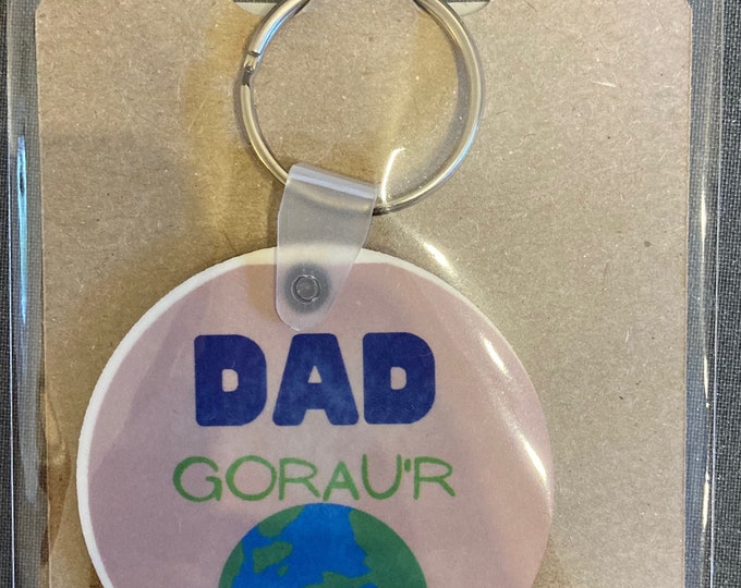 Dad / Taid/ Tadcu / Grandad / Gramps (or any name) keychain. Father’s Day gift