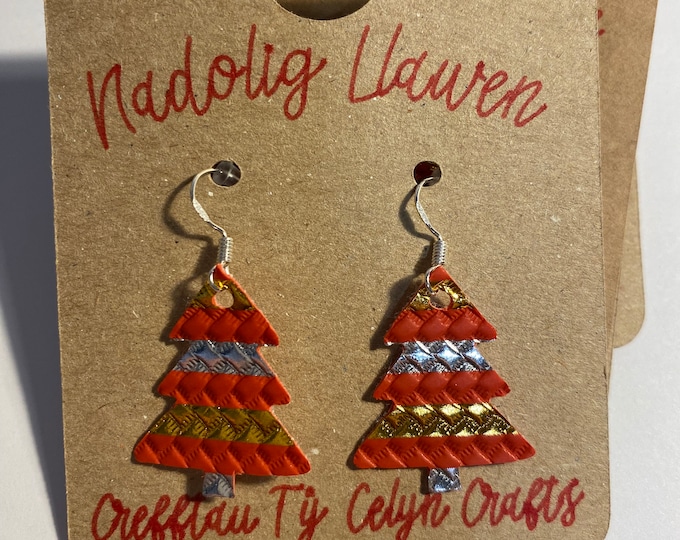 Clustlysau Nadolig / Christmas Novelty Earrings- Hypoallergenic