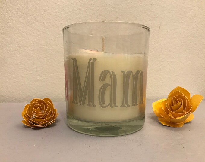 Mam scented Handpoured soy wax candle in jar