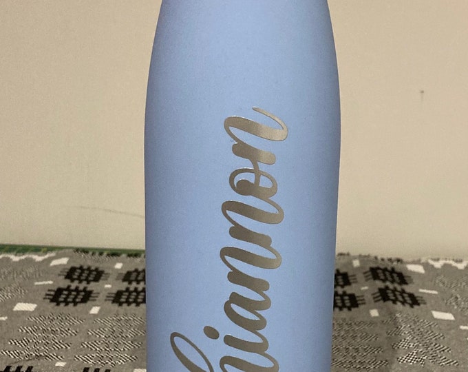 Personalised insulated water/drink bottle / Botel ddwr wedi inswleiddio a Gellir ei bersonaleiddio