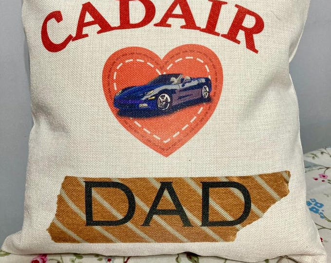 Clustog Dad gorau'r Byd/ Taid/ Tadcu...Best Dad/Grandad in the World cushion.