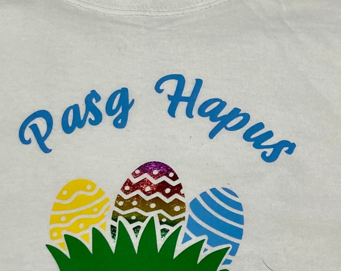 Crys T Pasg Hapus i blant/ Easter T shirt for children