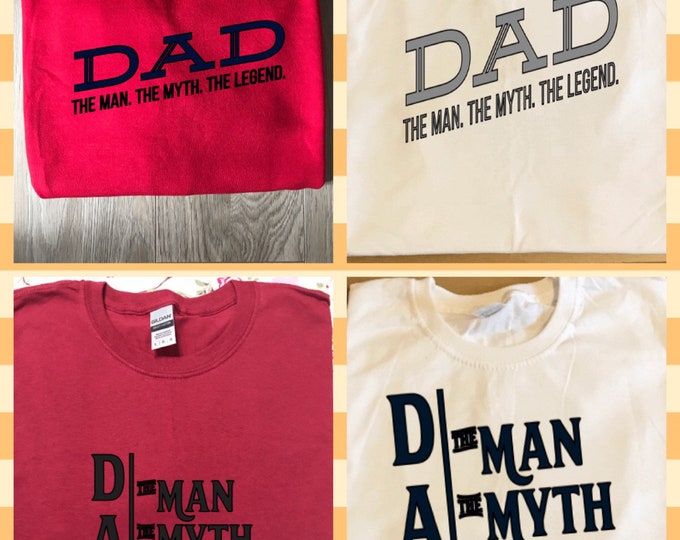 Dad the man the myth the legend T shirt. Ideal Father’s Day gift