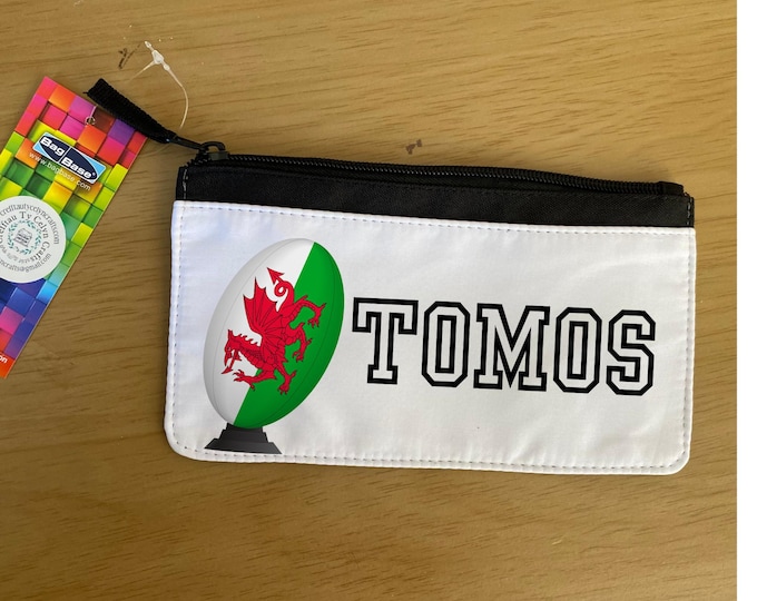 Personalised Pencil-case (blaxk)Câs pensiliau (du) wedi bersonoleiddio