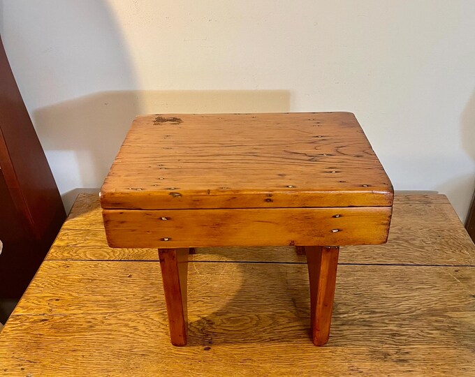 Bar Stool Riser Antique Wooden Stool / Riser - Etsy