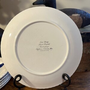 6 Blue Ridge Southern Pottery Amelia Pattern Dinner Plates - Etsy
