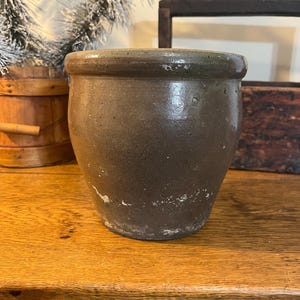 Antique Wide Mouth Storage Crock