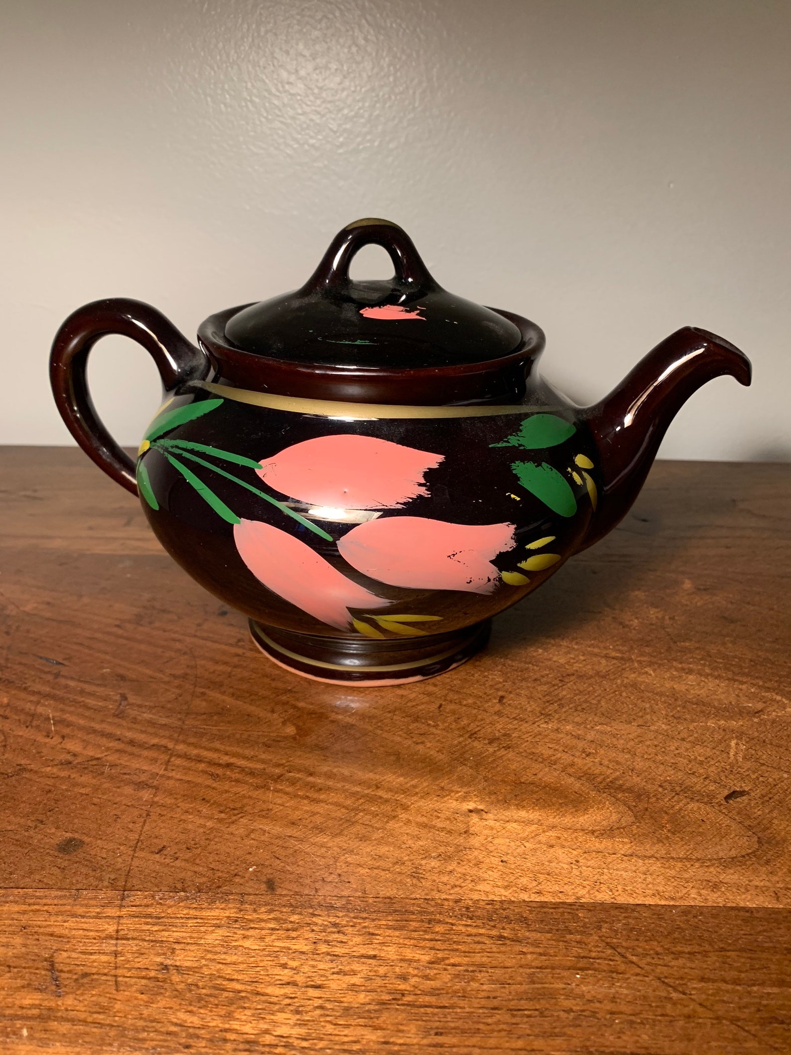 Vintage 1940s Royal Canadian Art Pottery teapot Etsy