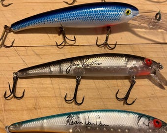 Lot de 5 leurres anciens Rapala