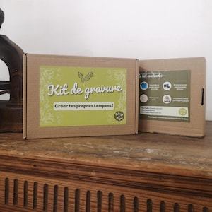 Kit de découverte à la linogravure