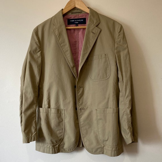 Commes Des Garçons Homme Tan Blazer Jacket