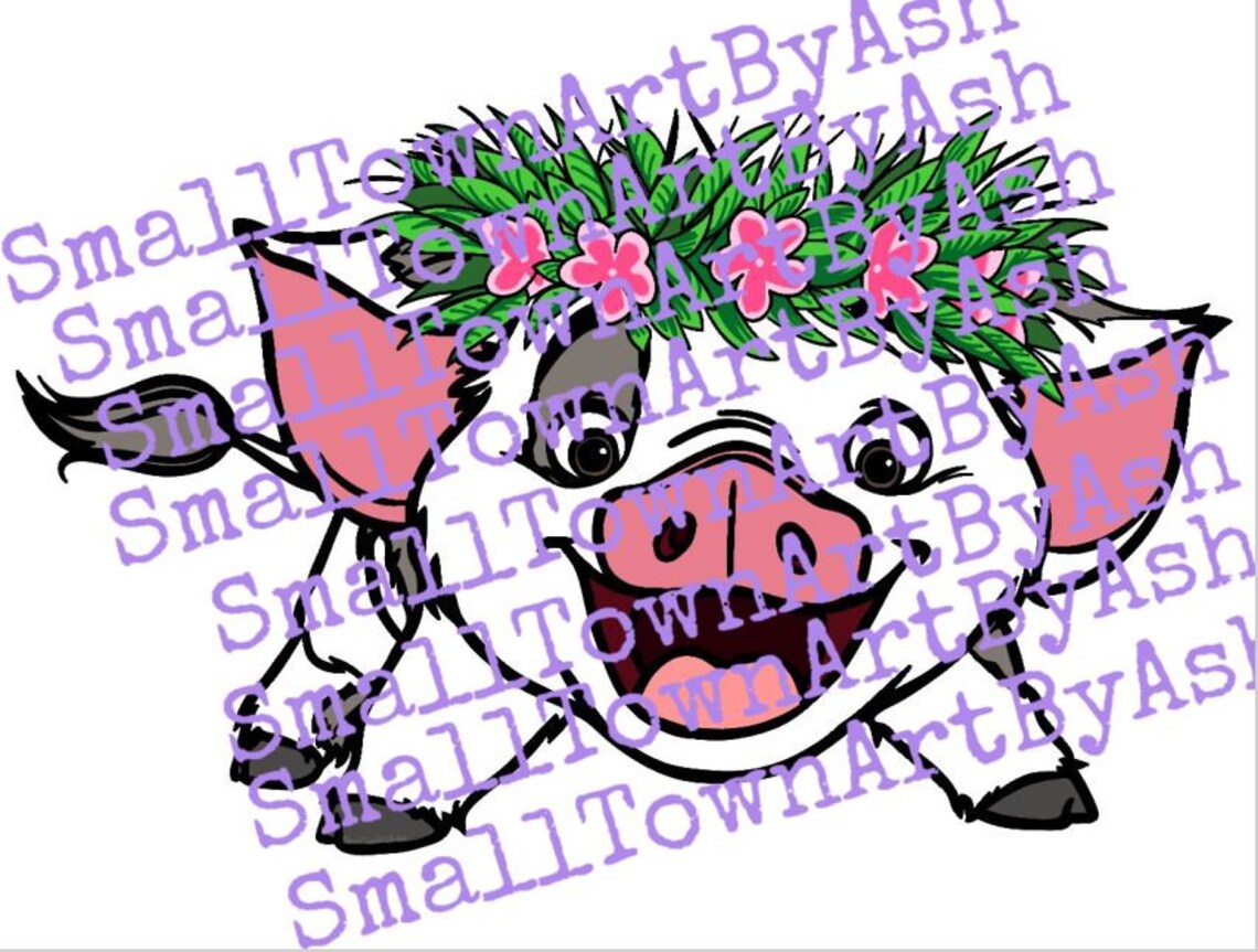 Pua and Hei Hei Digital Download - Etsy
