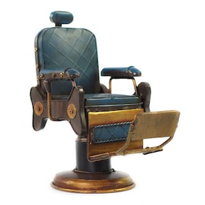 Miniature Handmade Hair Dresser Salon Chair