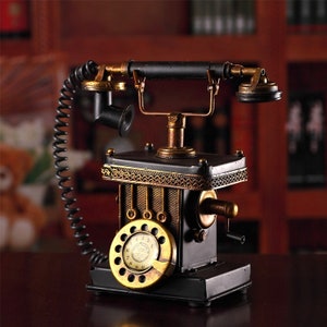 Handmade Telephone Coin Bank