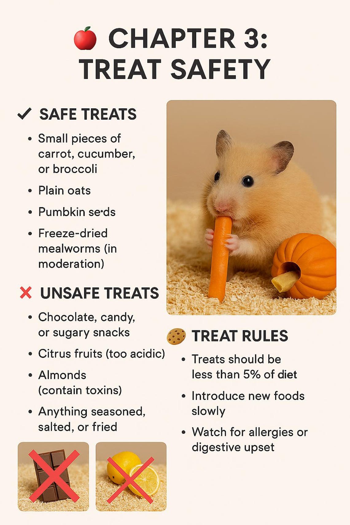 Picture of Hamster Toy, House & Treat Safety Ebook | Syrian Hamster Care Guide ...
