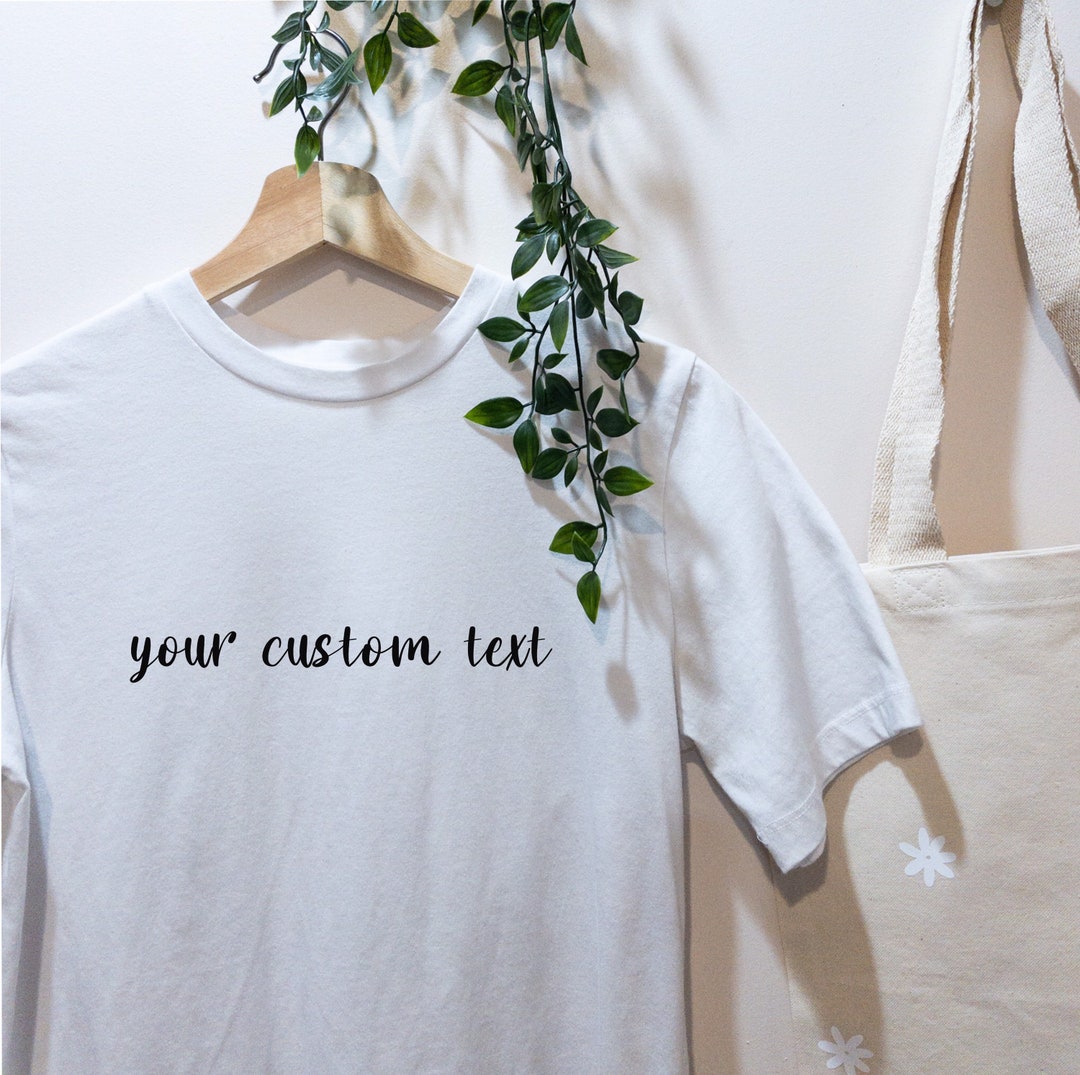 Custom/personalized Iron on Transfer ONLY Customizable Heat Transfer