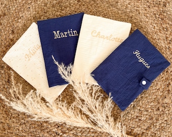 Baby health record book cover, baby gift, original customizable gift, newborn gift, notebook cover, birth gift, baby